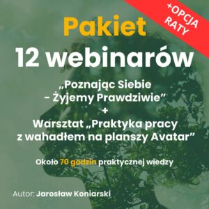 PAKIET - 12 +1 = WARSZTATY - ONLINE - WEBINARY